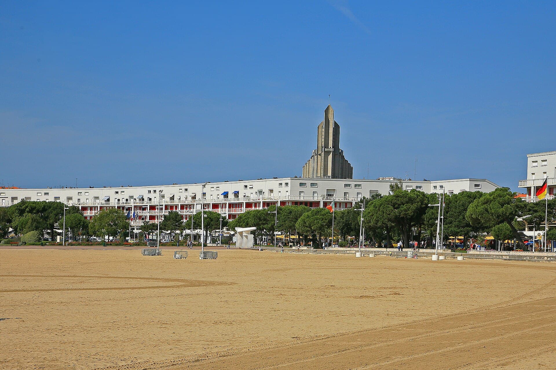 La grande plage de Royan, en Charente-Maritime