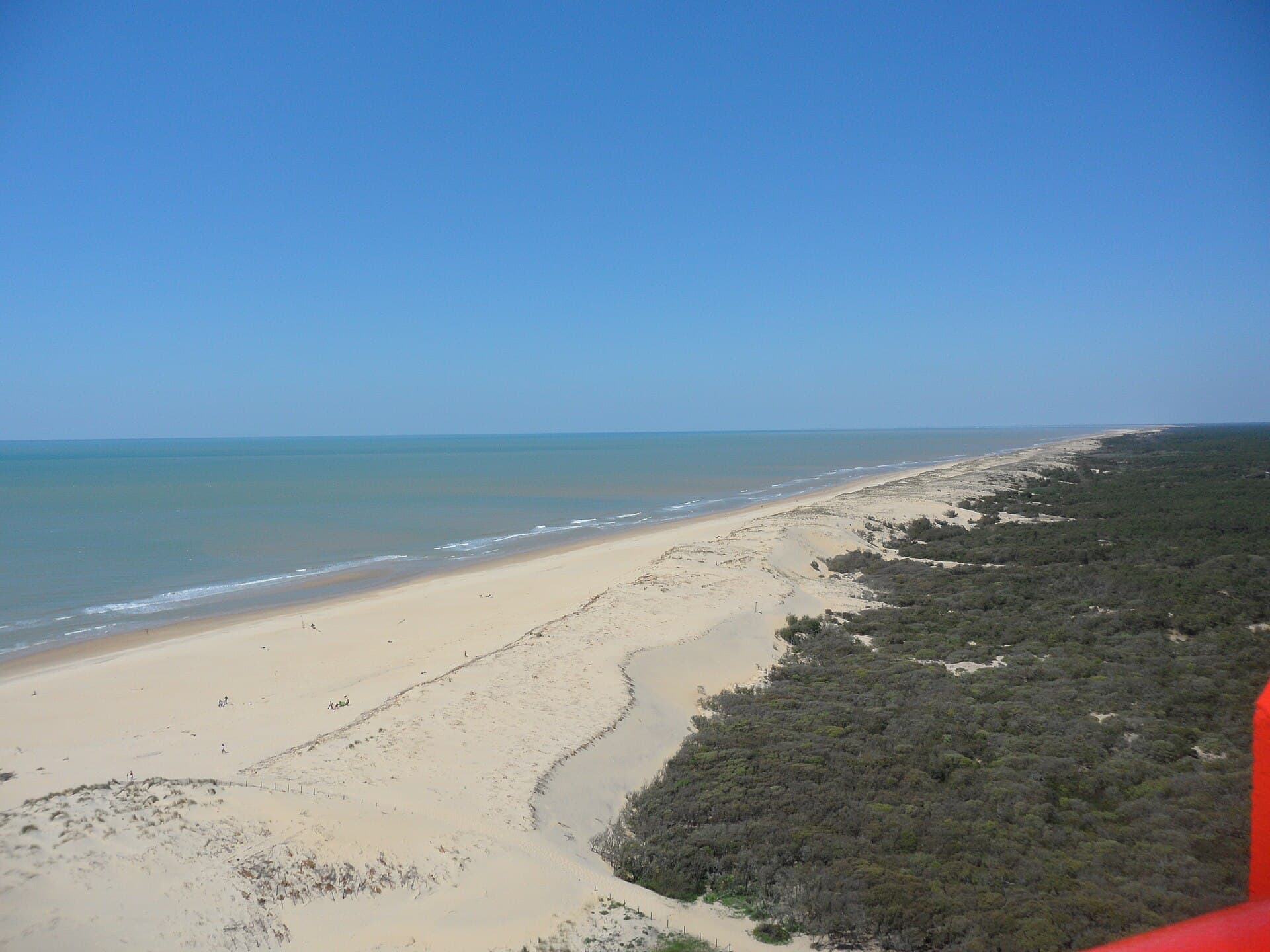 La côte sauvage de la presqu'île d'Arvert, près de Royan